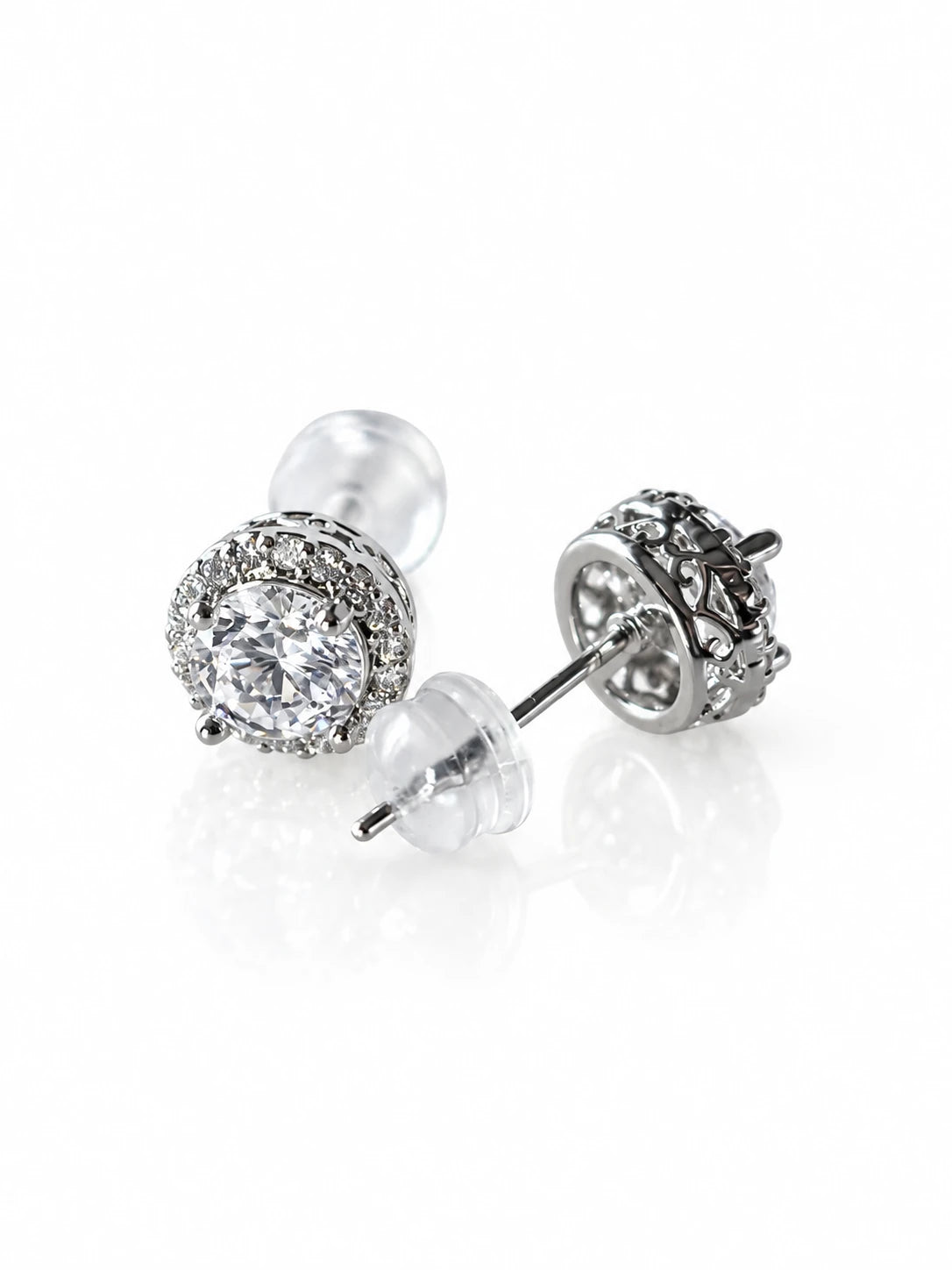 Diamond Star Stud Earrings