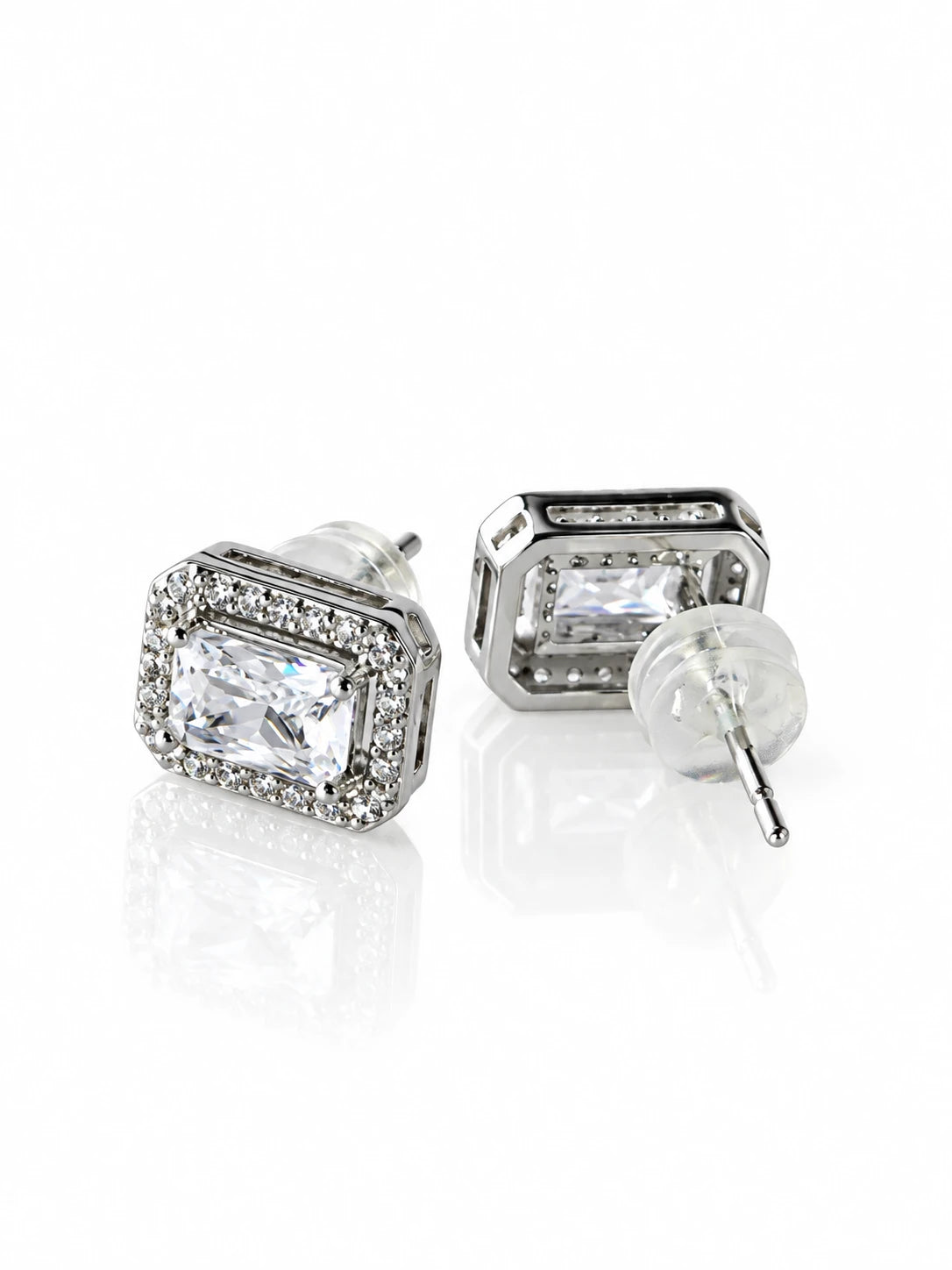 Square Cube Stud Earrings