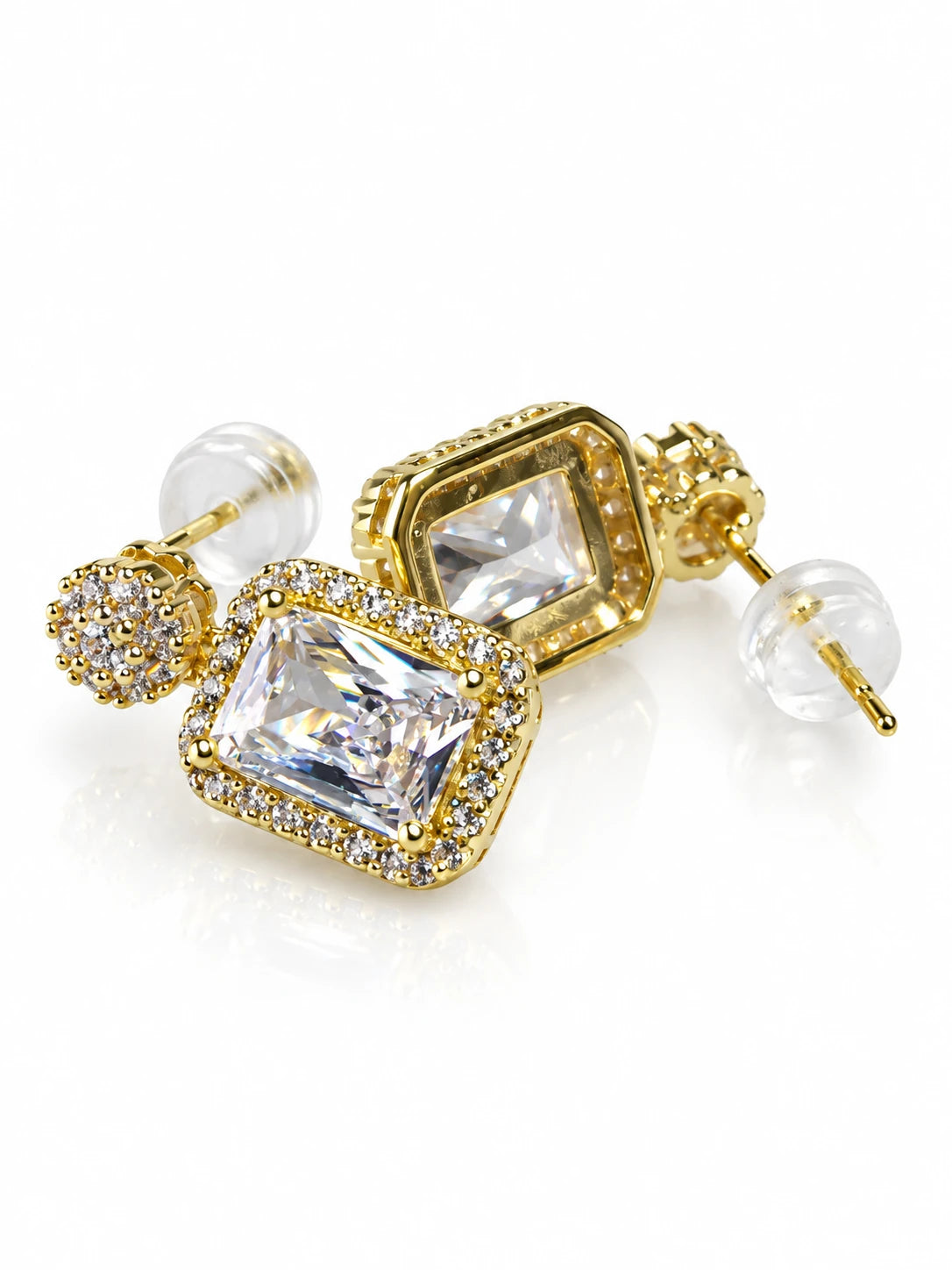 Vintage Square Drop Earrings