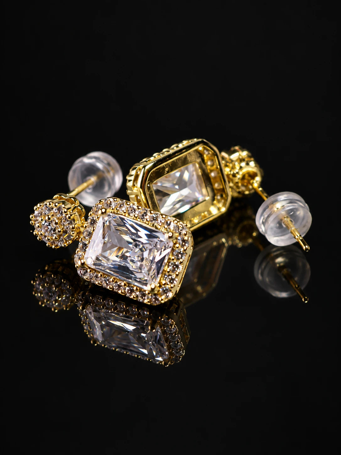 Vintage Square Drop Earrings
