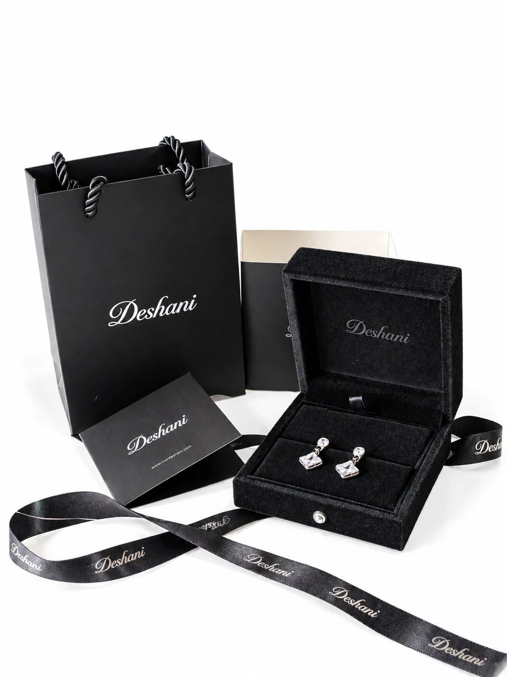 Silver Star Cushion Drops in Deshani gift-ready packaging
