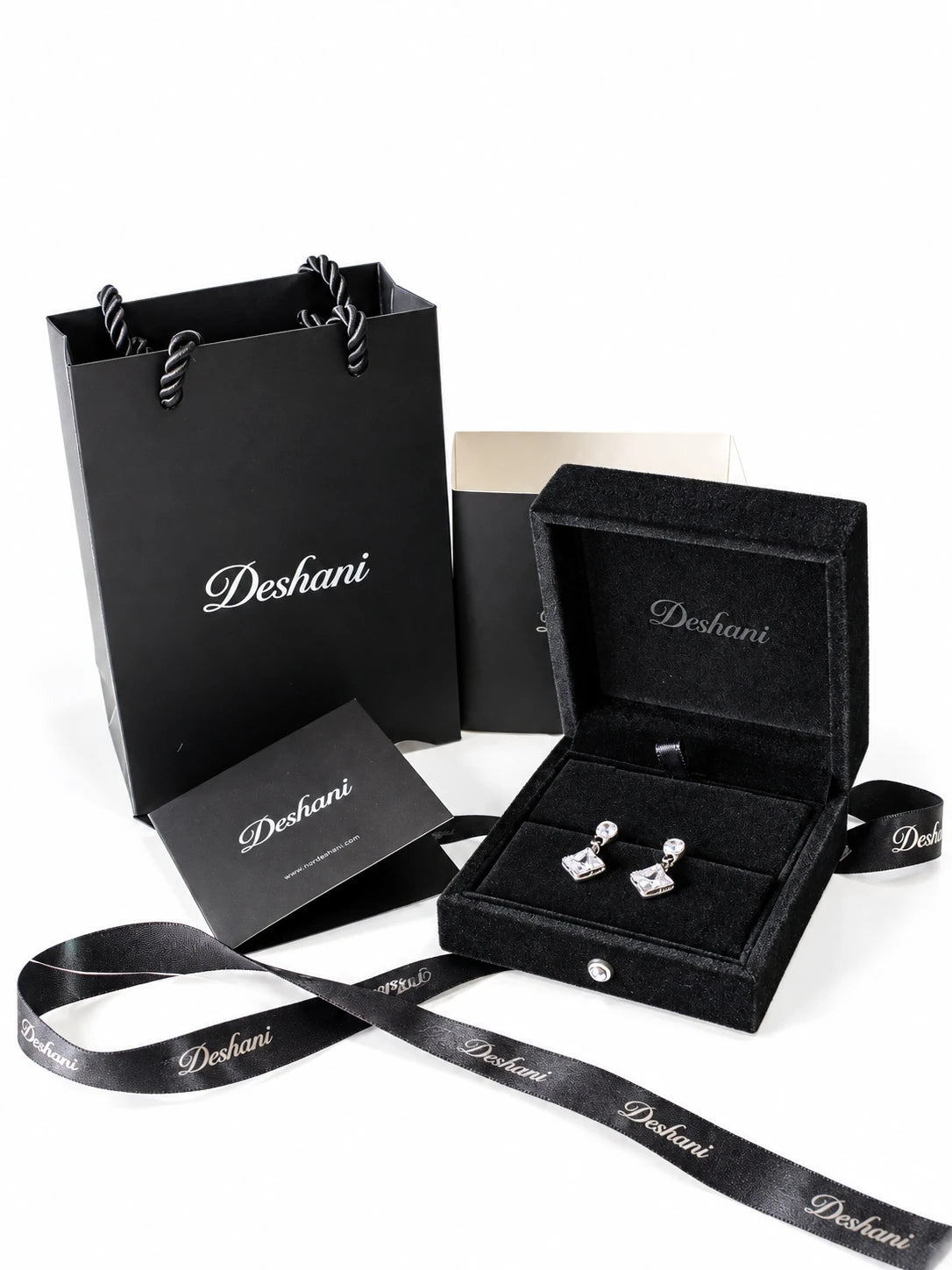 Silver Star Cushion Drops in Deshani gift-ready packaging