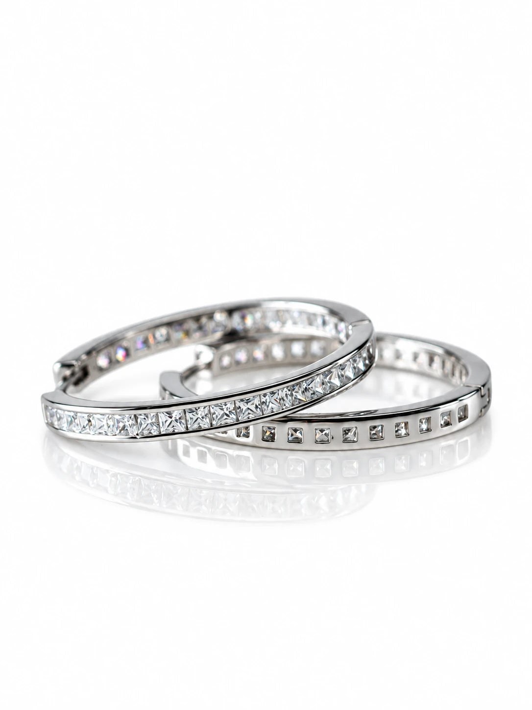 Pav¡§| Buckle Earrings