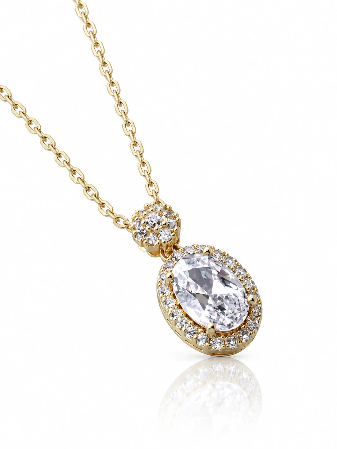 Oval & Marquise Pav¡§| Necklace