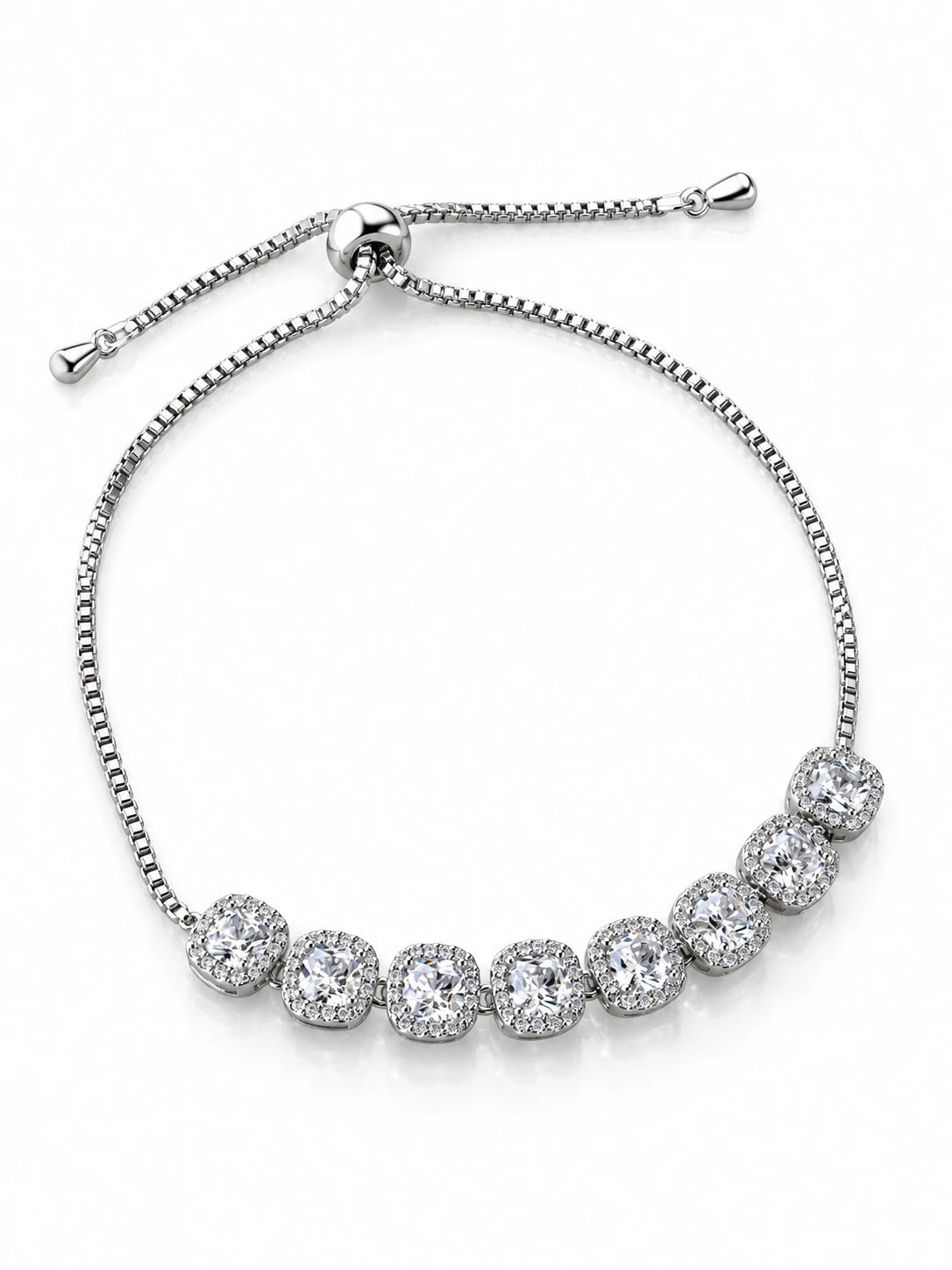 Silver Pav¡§| U-Cuff Bracelet