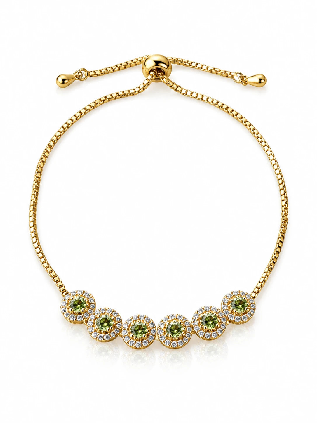 Gold Pav¡§| U-Cuff Bracelet