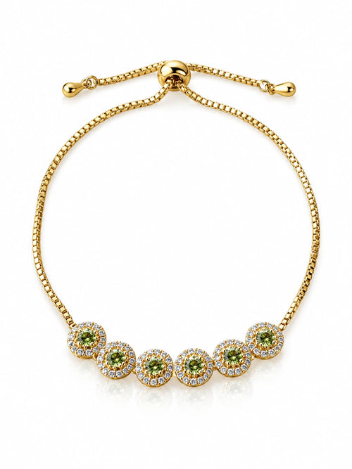 Gold Pav¡§| U-Cuff Bracelet