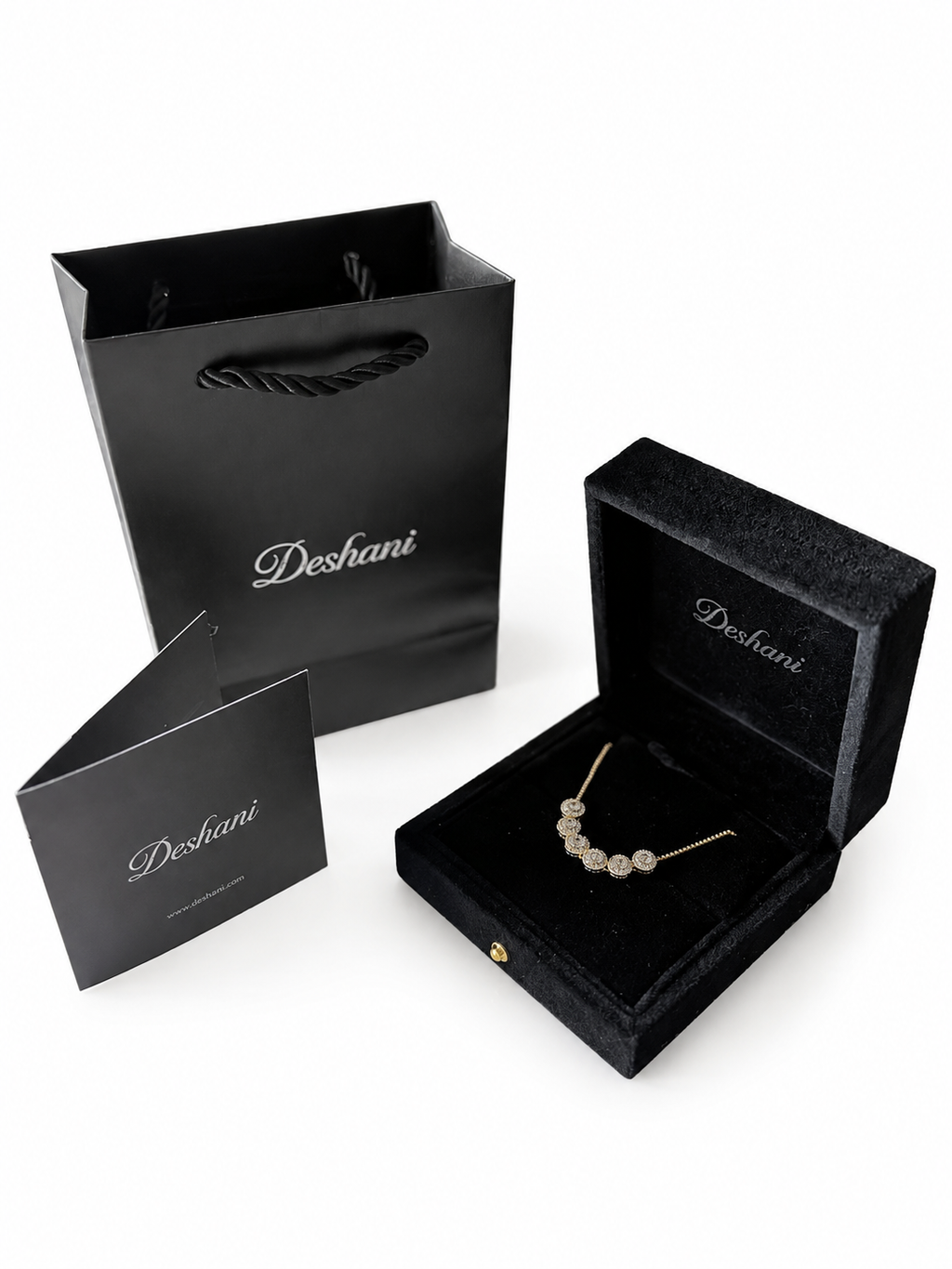 Gold Pavé U-Cuff Bracelet