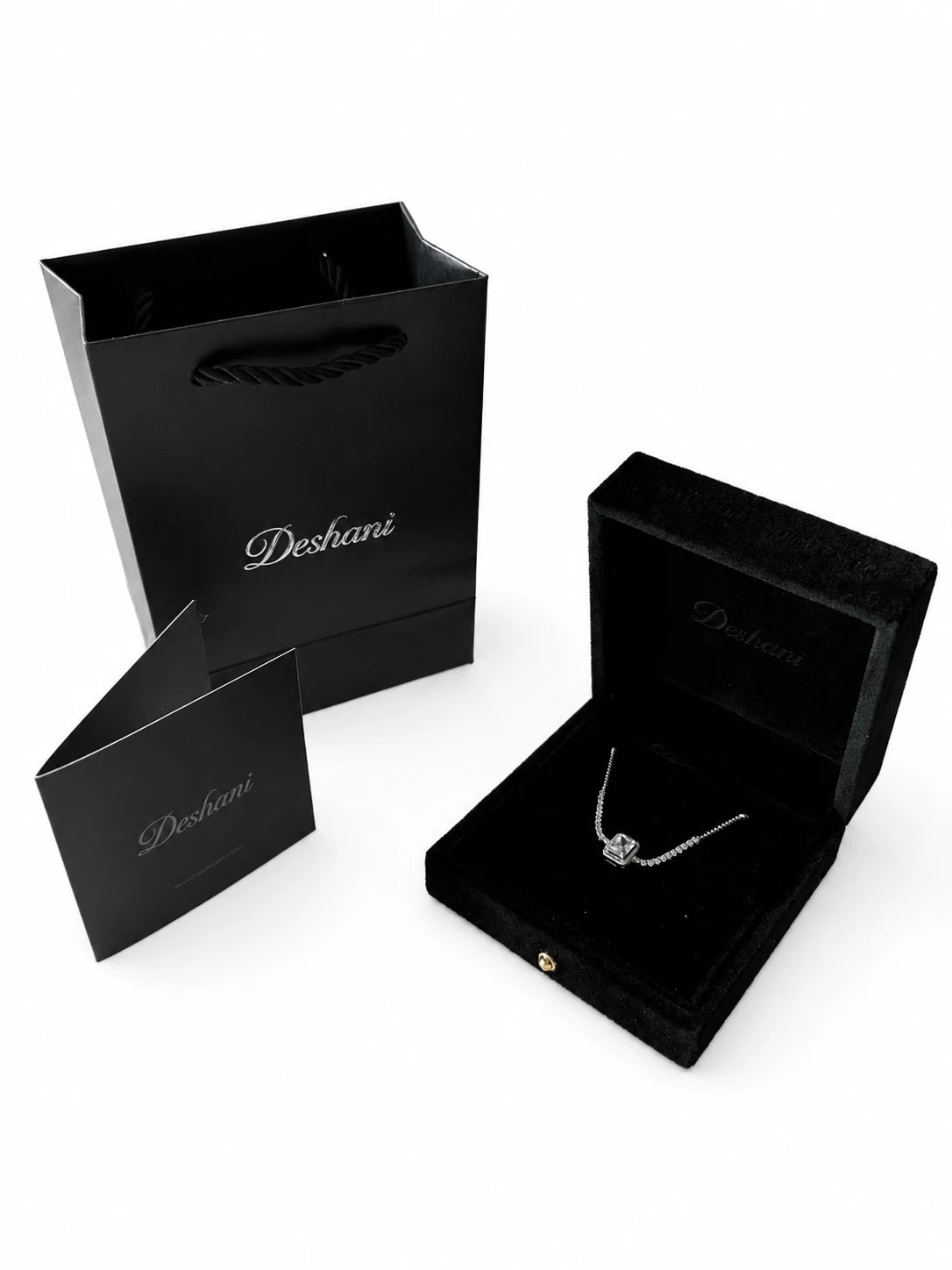 Side view of Solitaire Sparkle Bracelet on a white background