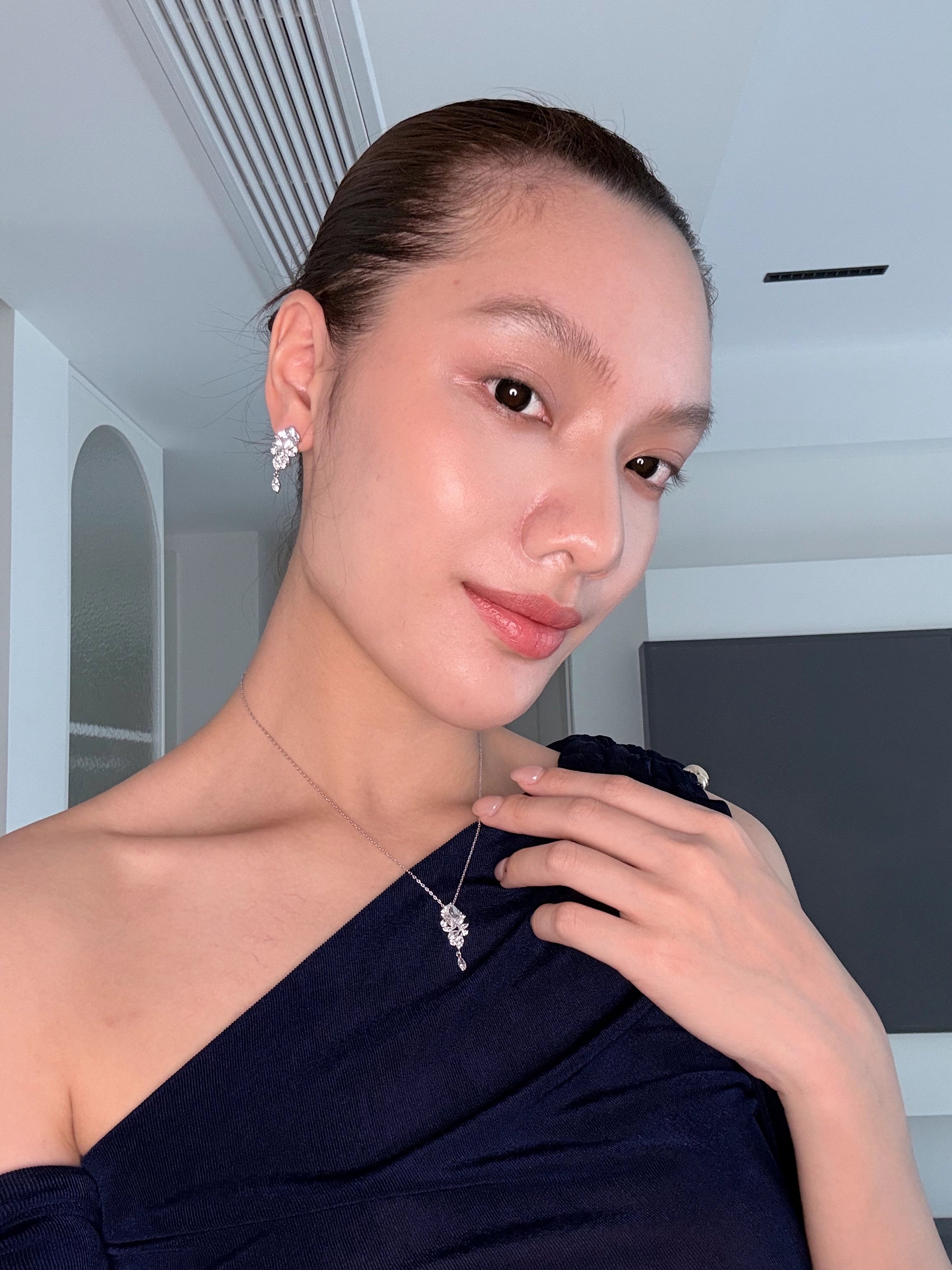 Rectangular Tassel Pendant Earrings