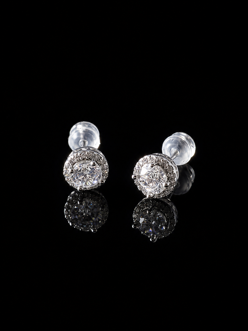 Diamond Star Stud Earrings