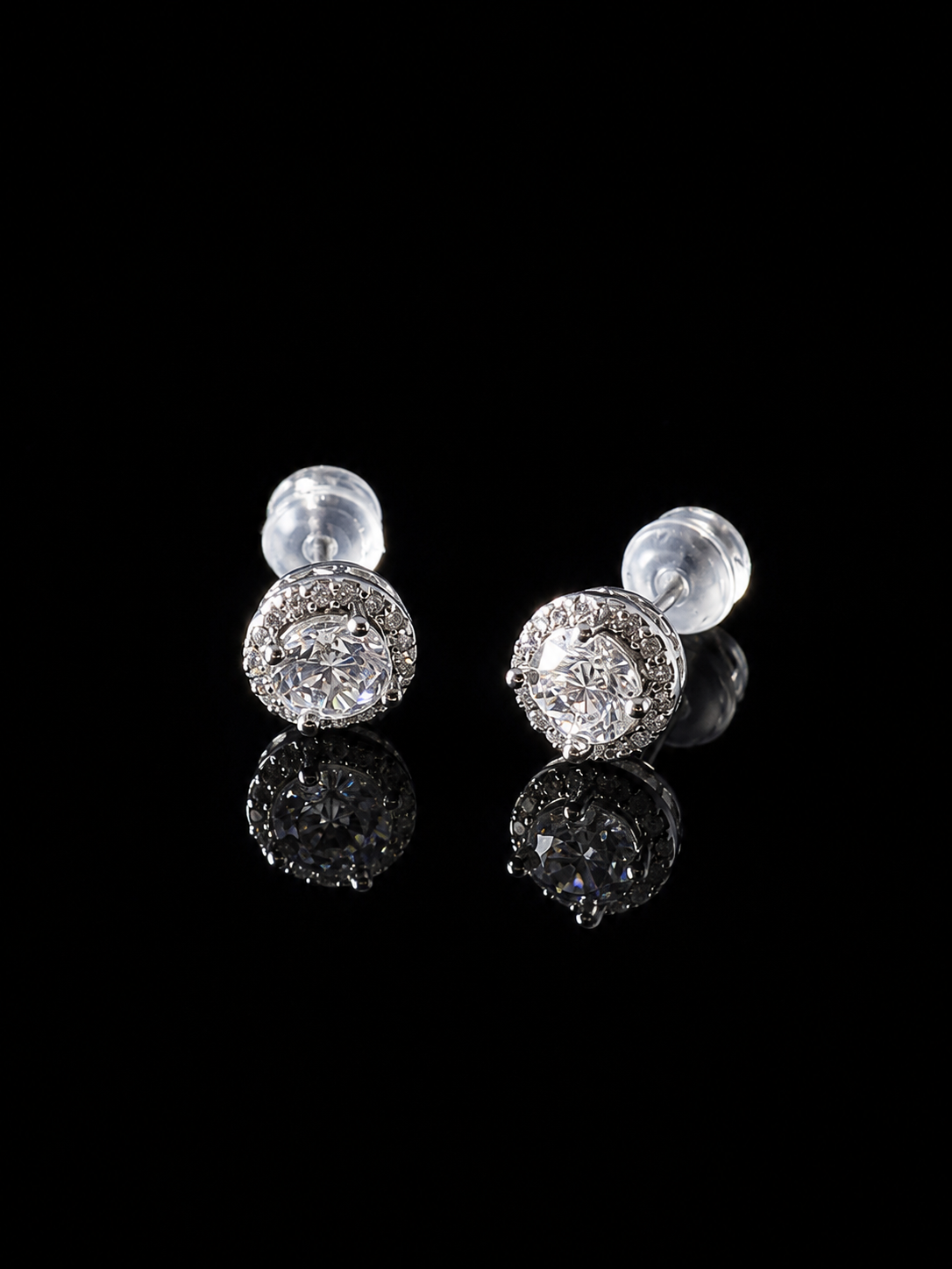 Diamond Star Stud Earrings