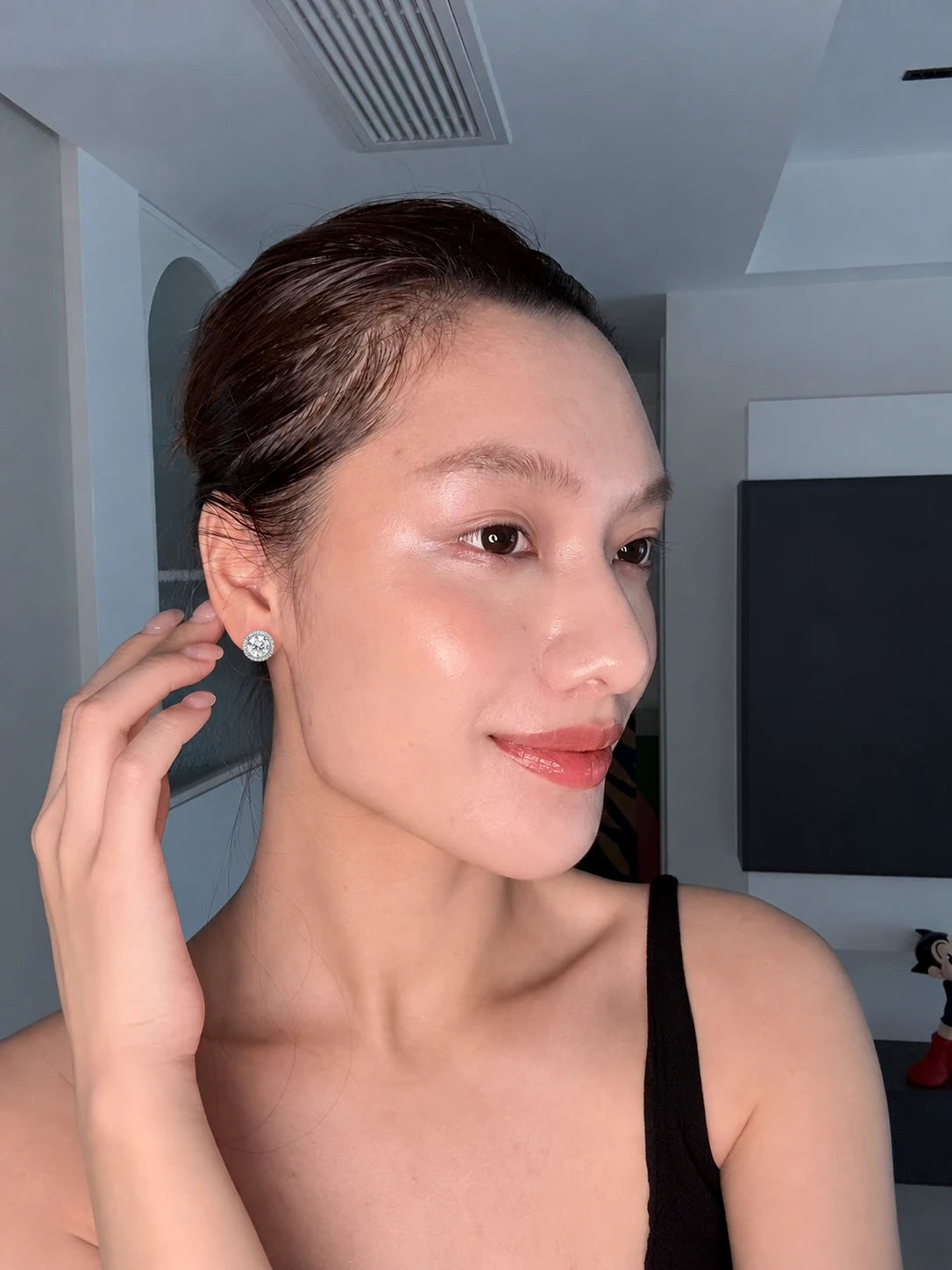 Diamond Star Stud Earrings