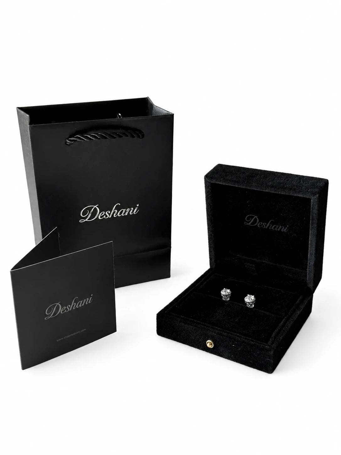 Diamond Star Stud Earrings