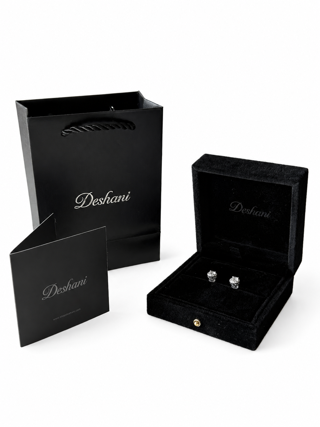Diamond Star Stud Earrings