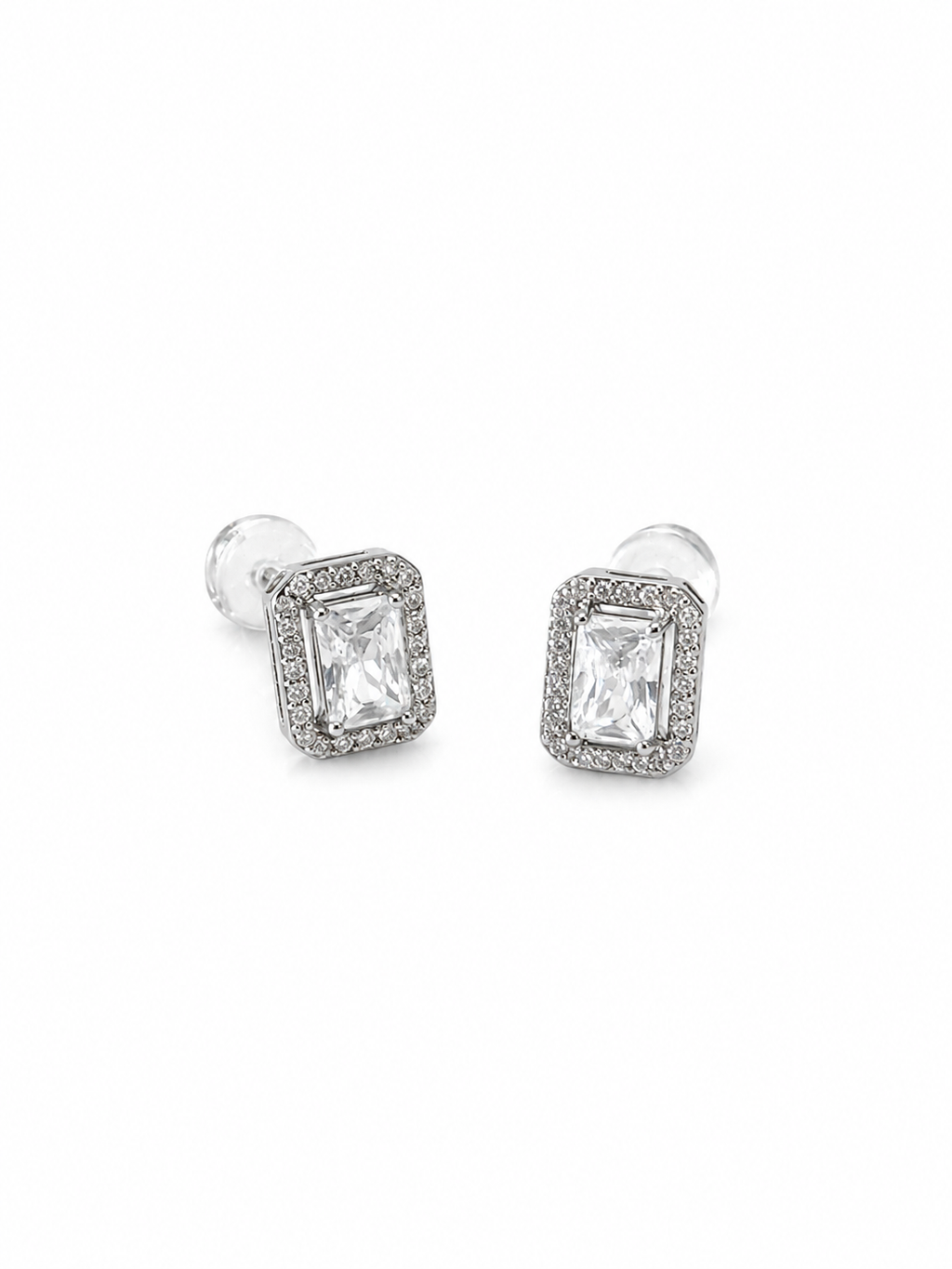 Square Cube Stud Earrings