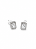 Square Cube Stud Earrings