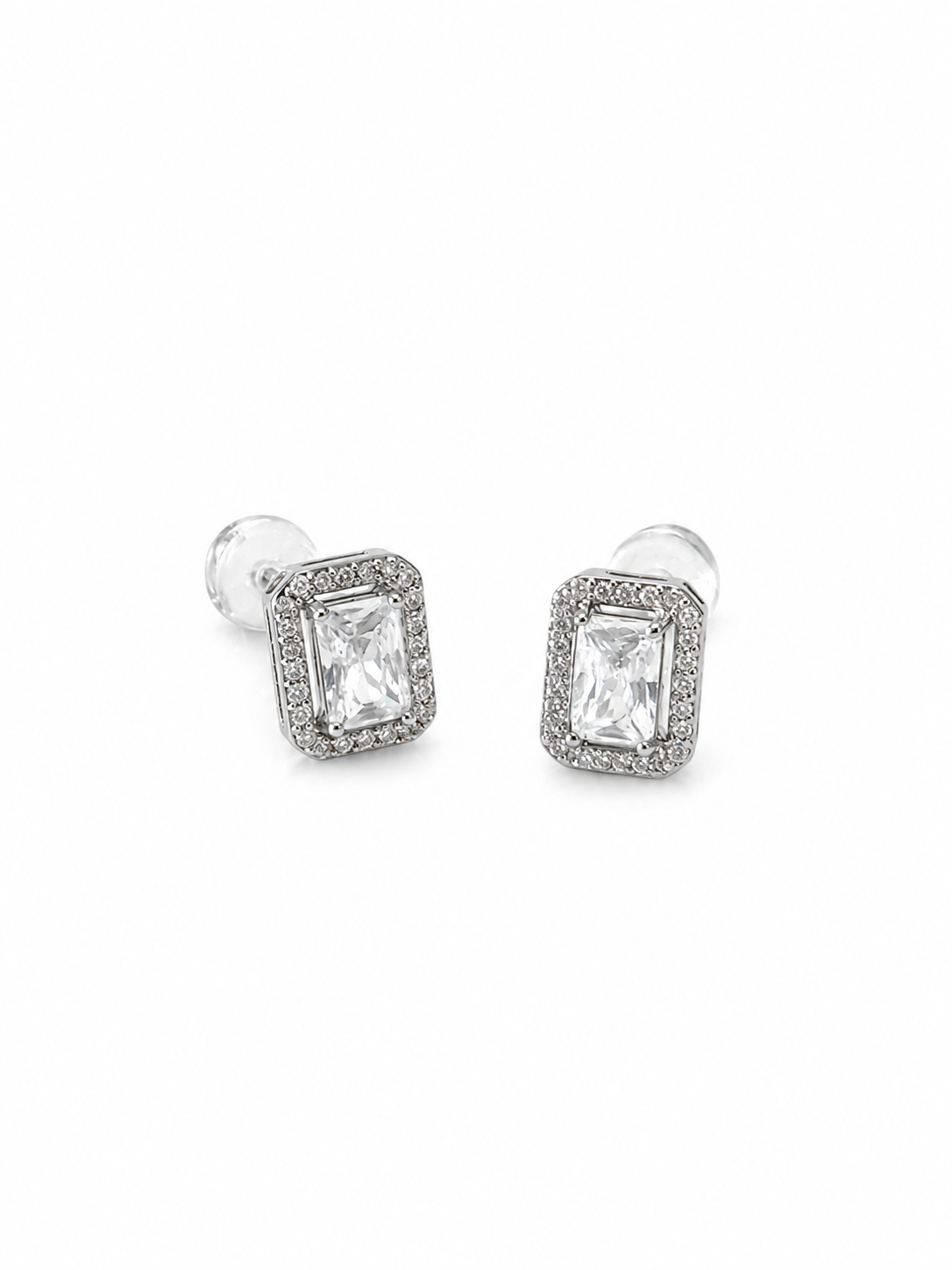 Square Cube Stud Earrings