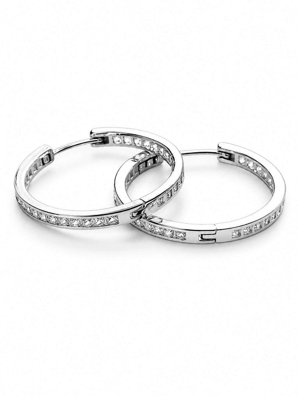 Pavé Buckle Earrings