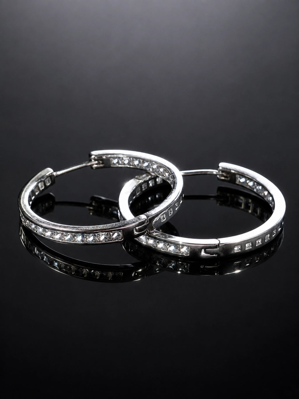 Pavé Buckle Earrings