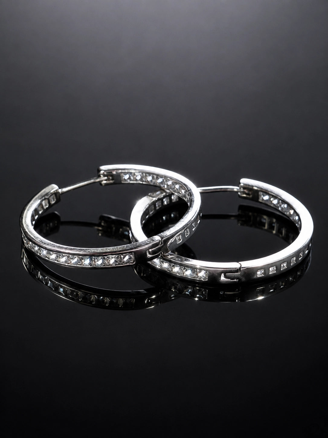 Pavé Buckle Earrings