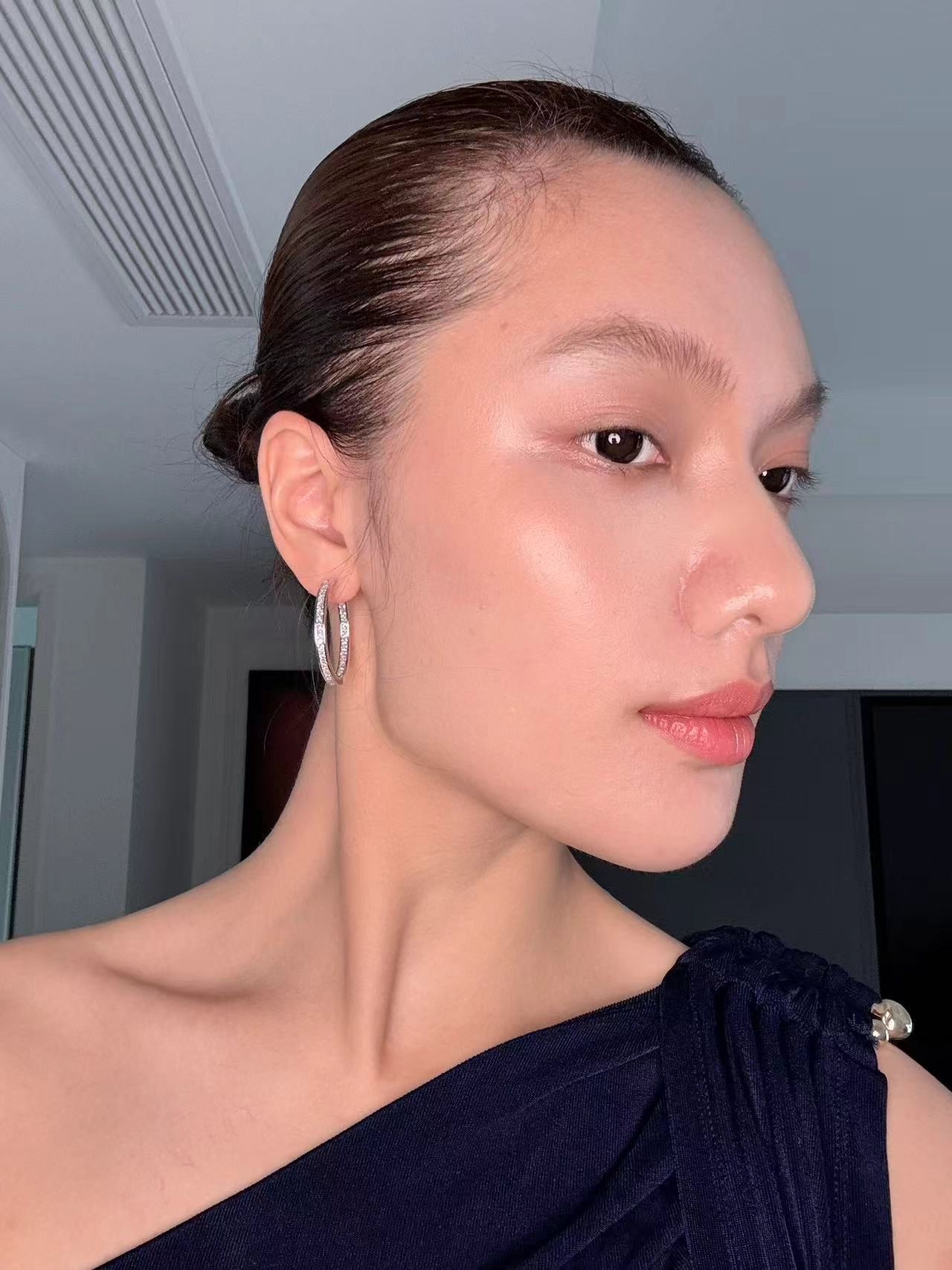 Pavé Buckle Earrings
