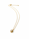 Gold Double-Circle Layered Necklace