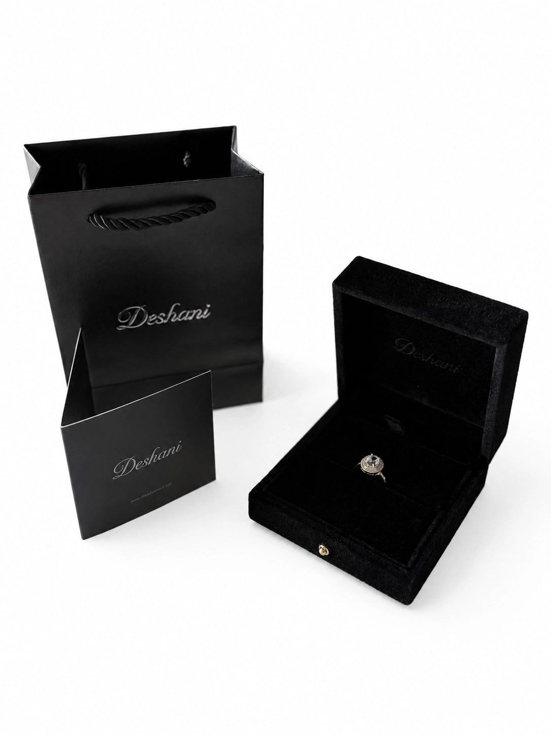 Gold Oval Double Halo Ring
