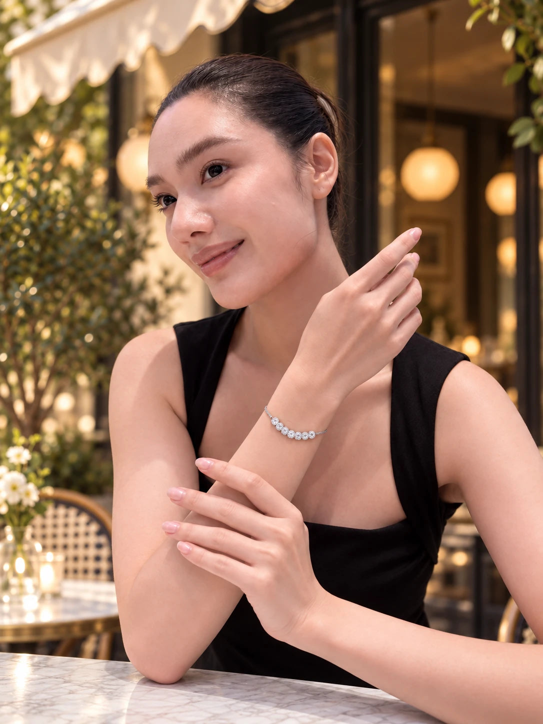 Golden Arc Bracelet